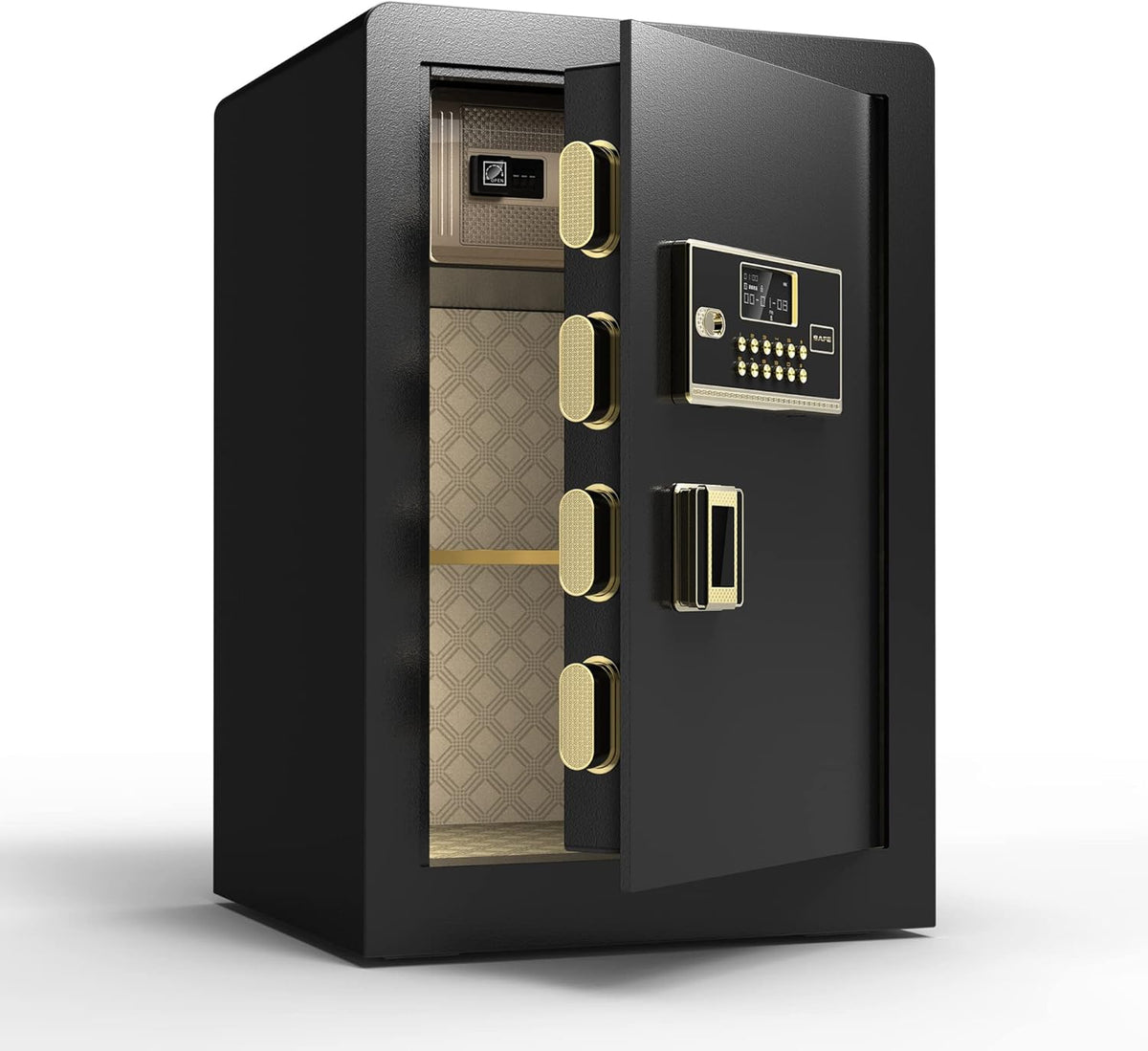 Black 2.04 Cubic Feet Digital Keypad Safe Box U44125