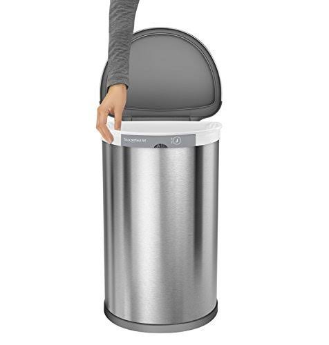Brushed Stainless Steel Automatic Sensor Trash Can Z167060