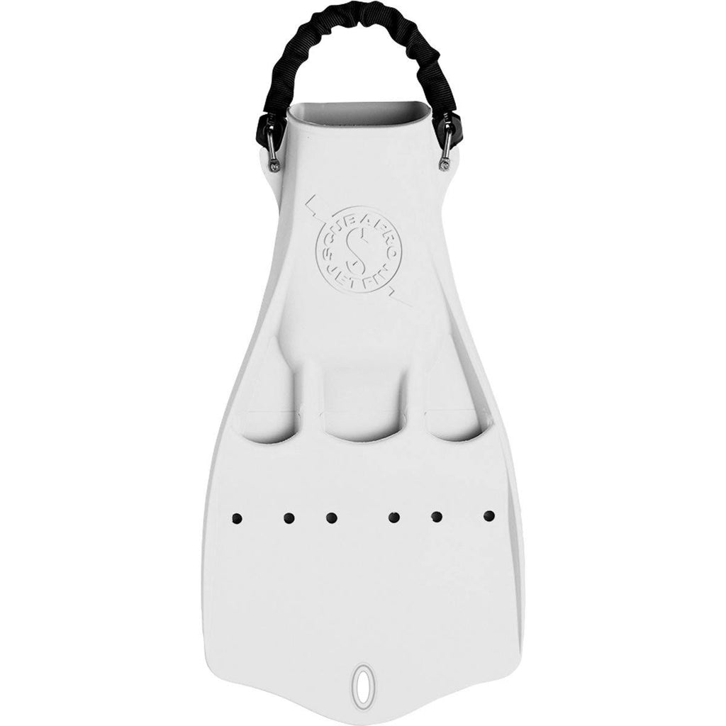 White Size XL Spring Heel Strap Fins B7585