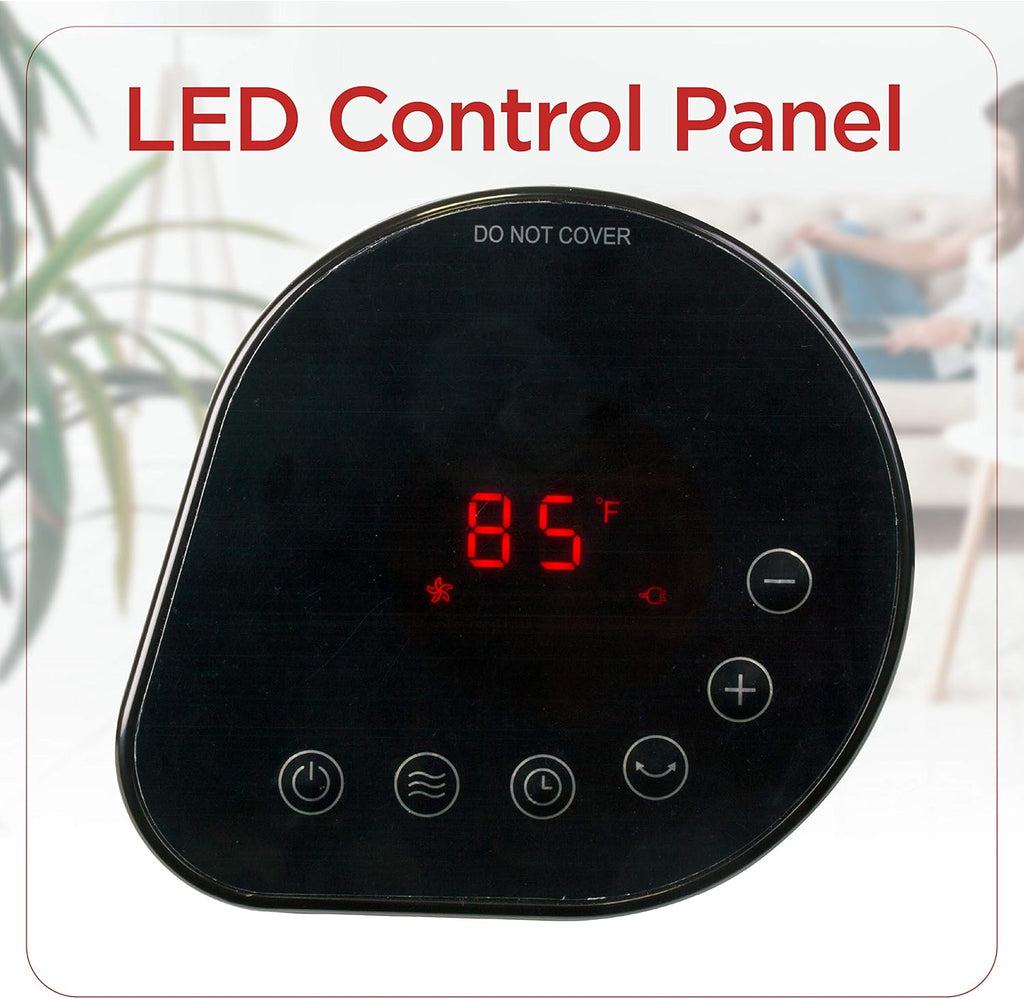 Tower Space Heater with Remote Control, 1500W, Pack of 2 T5167