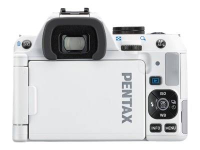 White Digital SLR Camera with Lens D43115