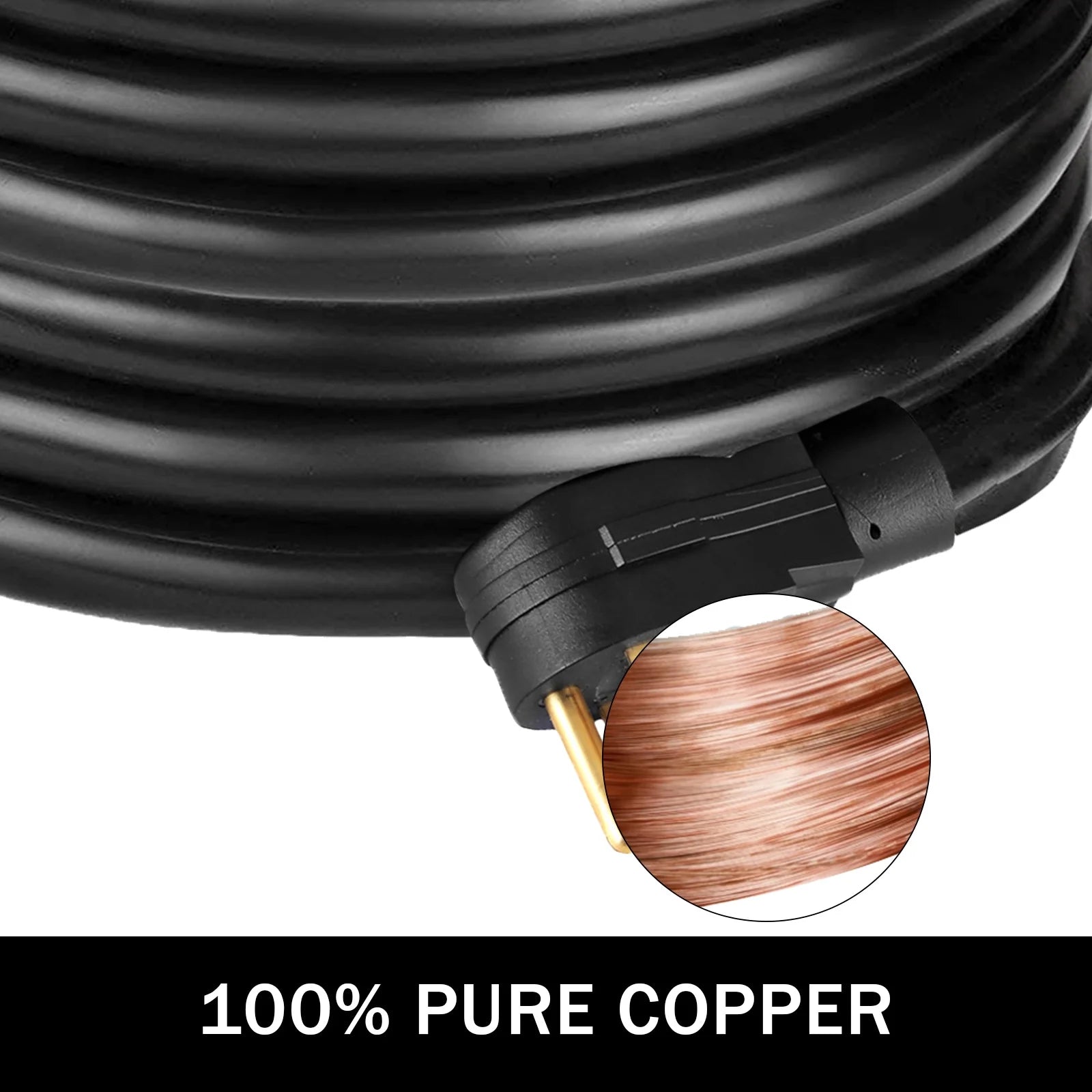 50ft 40 Amp AWG8 RV Extension Cord with Grip Handles D2902