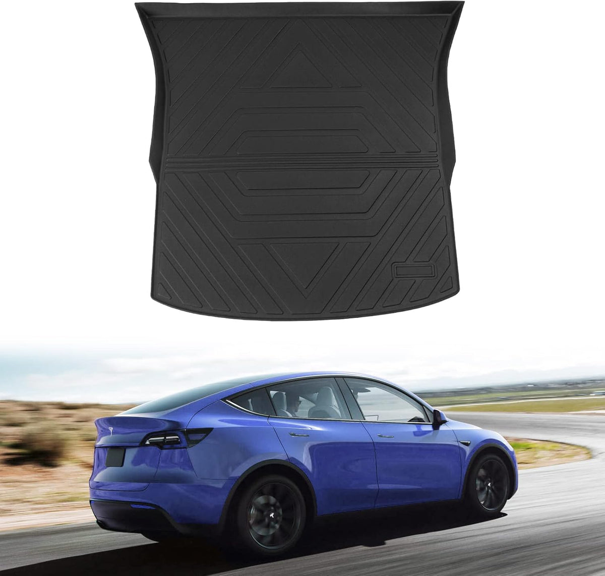 Tesla Model Y 5-Seater Trunk Mats Floor Mats Cargo Liner T96315