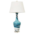 Blue Glass Table Lamp U71455