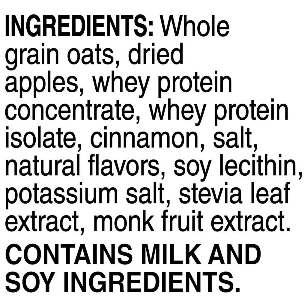 Protein Apple Cinnamon Instant Oatmeal, 4 Pack, 42 Oz A1564
