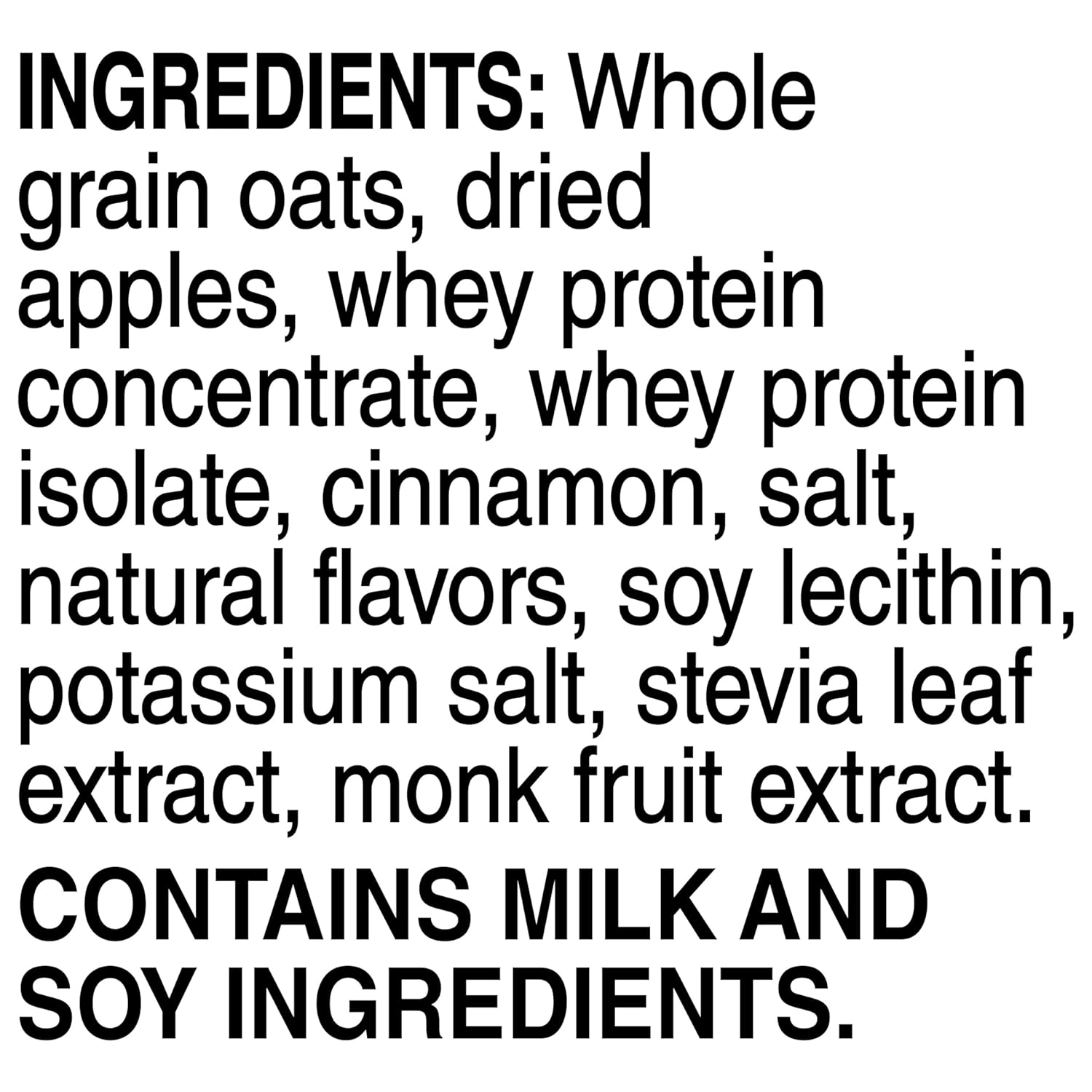 Protein Apple Cinnamon Instant Oatmeal, 4 Pack, 42 Oz A1564
