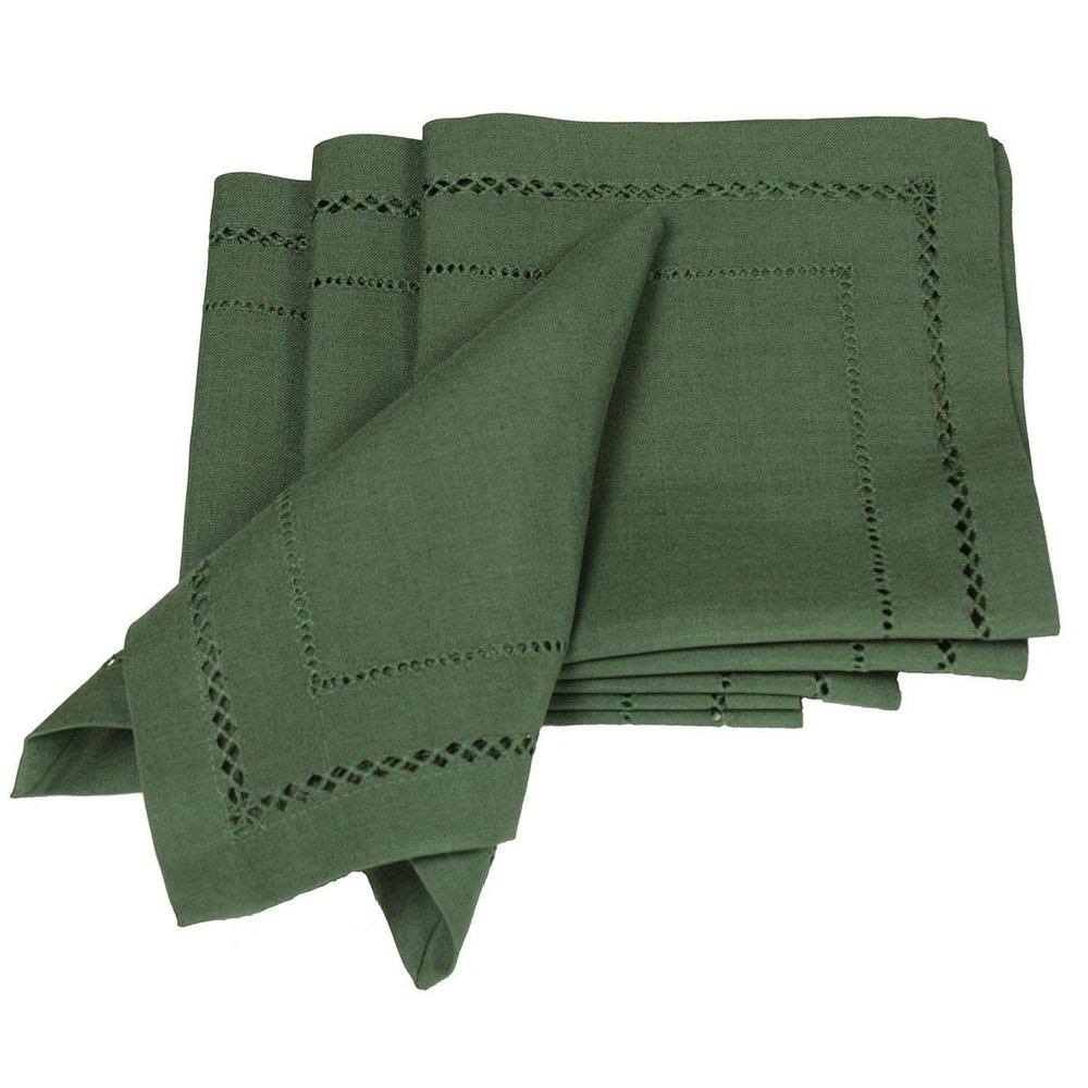 Pine Double Hemstitch Napkin Set of 4 M8450