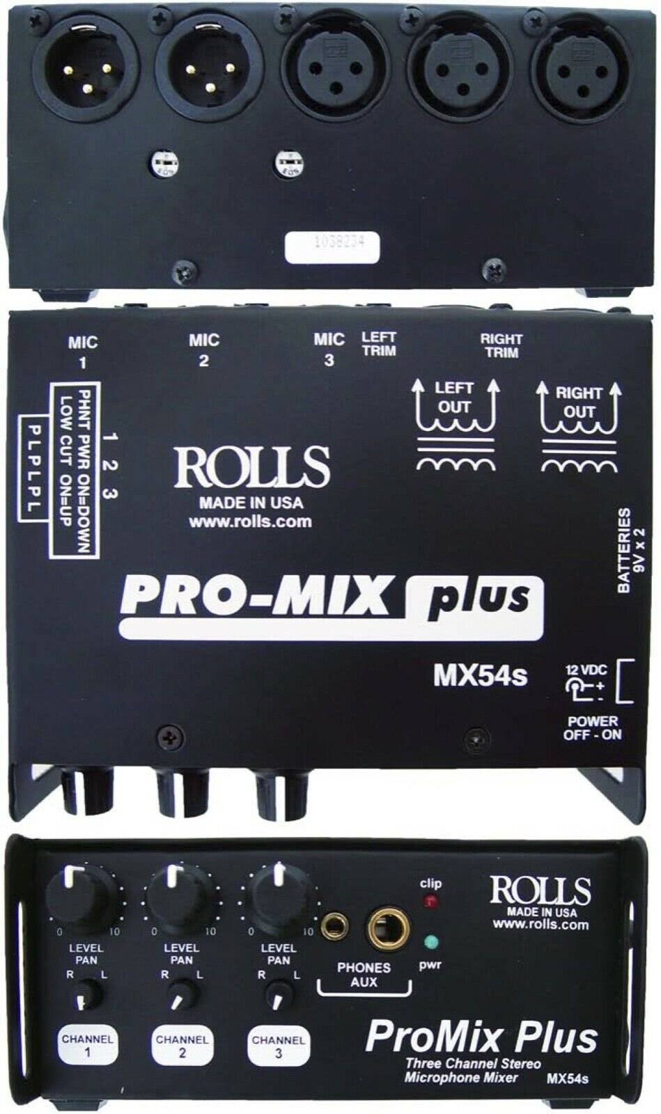3 Channel Microphone Mixer M602834