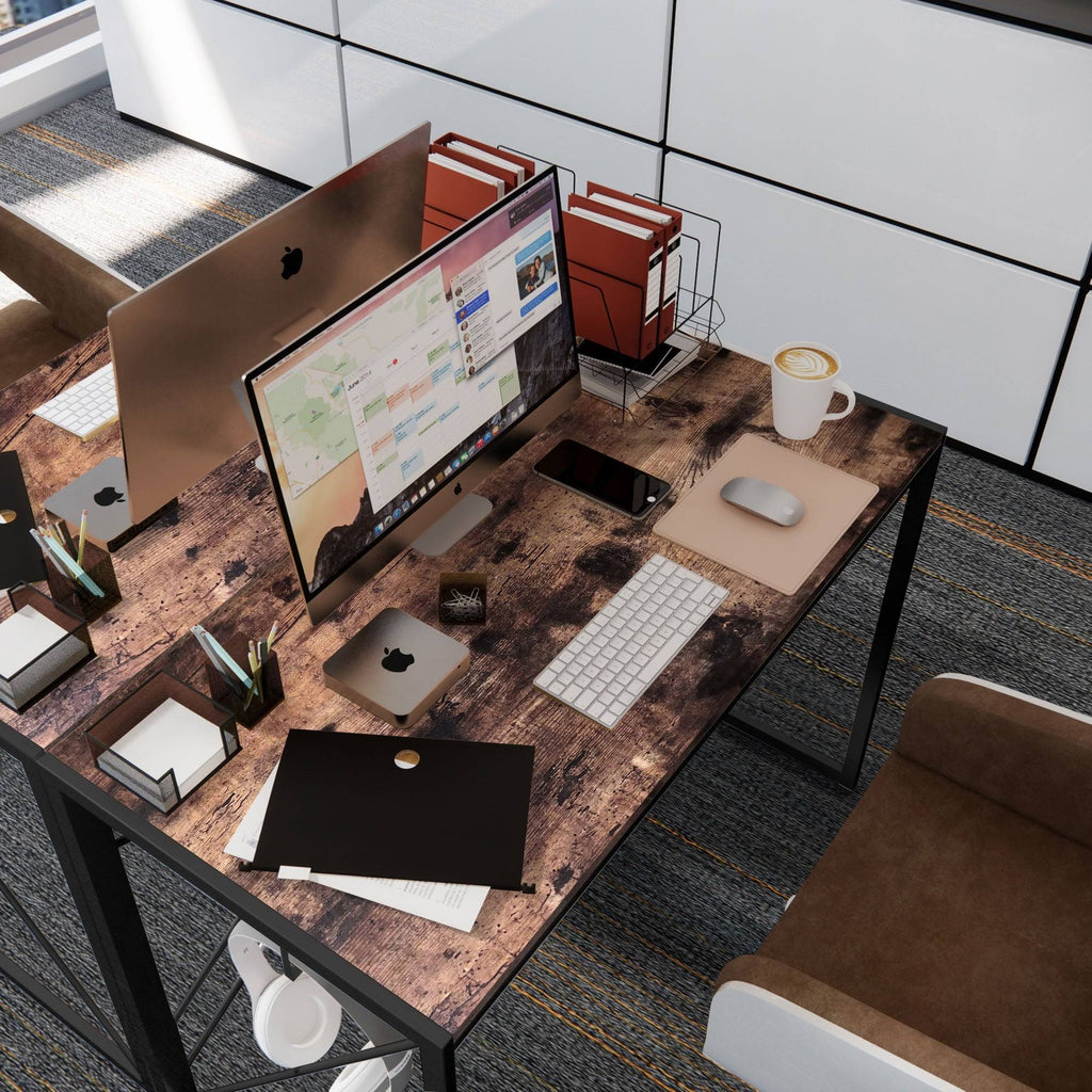 Rustic Folding Computer Desk B850567