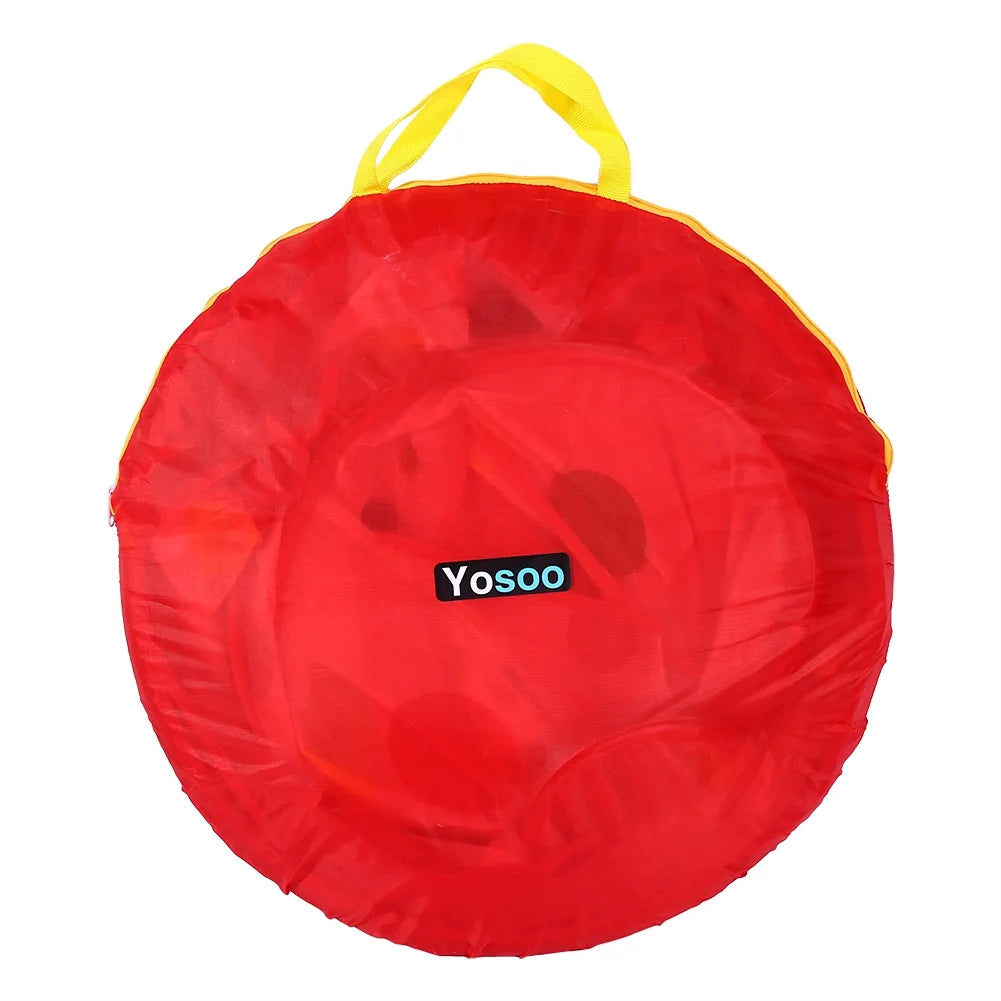3 in 1 Kids Play Tent with Tunnel and Ball Pit Q59064