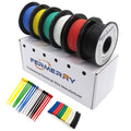 16 Gauge Silicone Stranded Wire Tinned Copper 6 Colors 50ft Each 16AWG Pack of 2 U6935