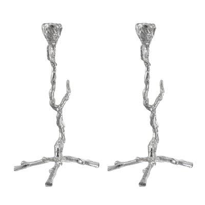 2 Piece Metal Tabletop Candelabra Set T173905