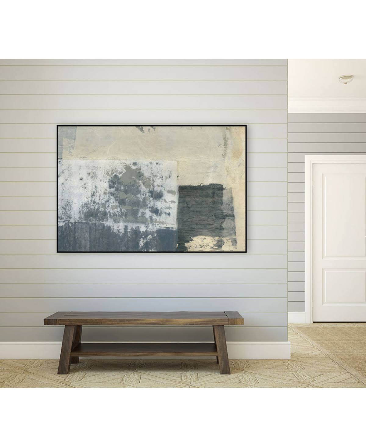 Framed Canvas Art Block - Tan G506679