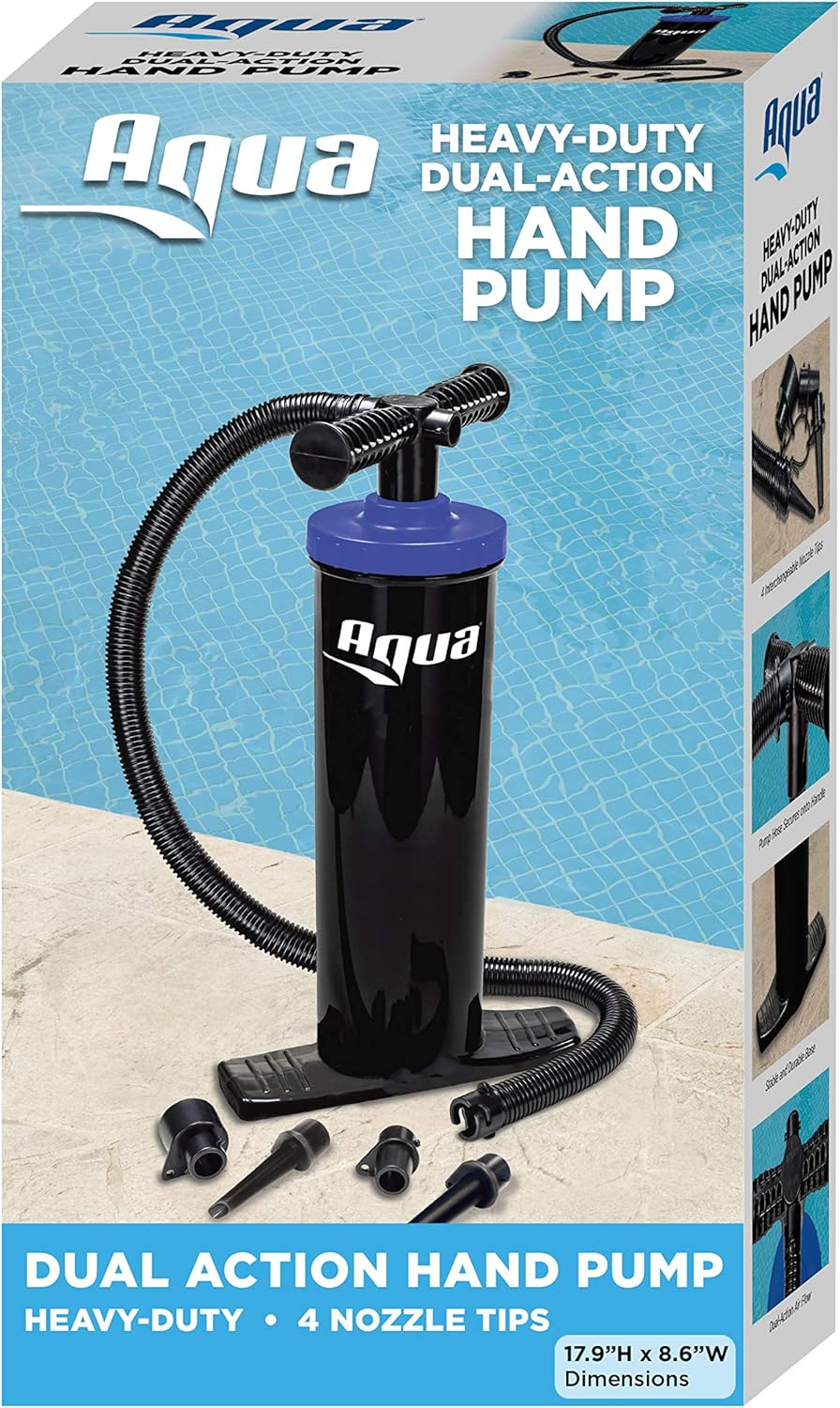 Blue Electric Air Pump 110v Heavy Duty 5 Nozzle Attachments Pack of 2 R8893