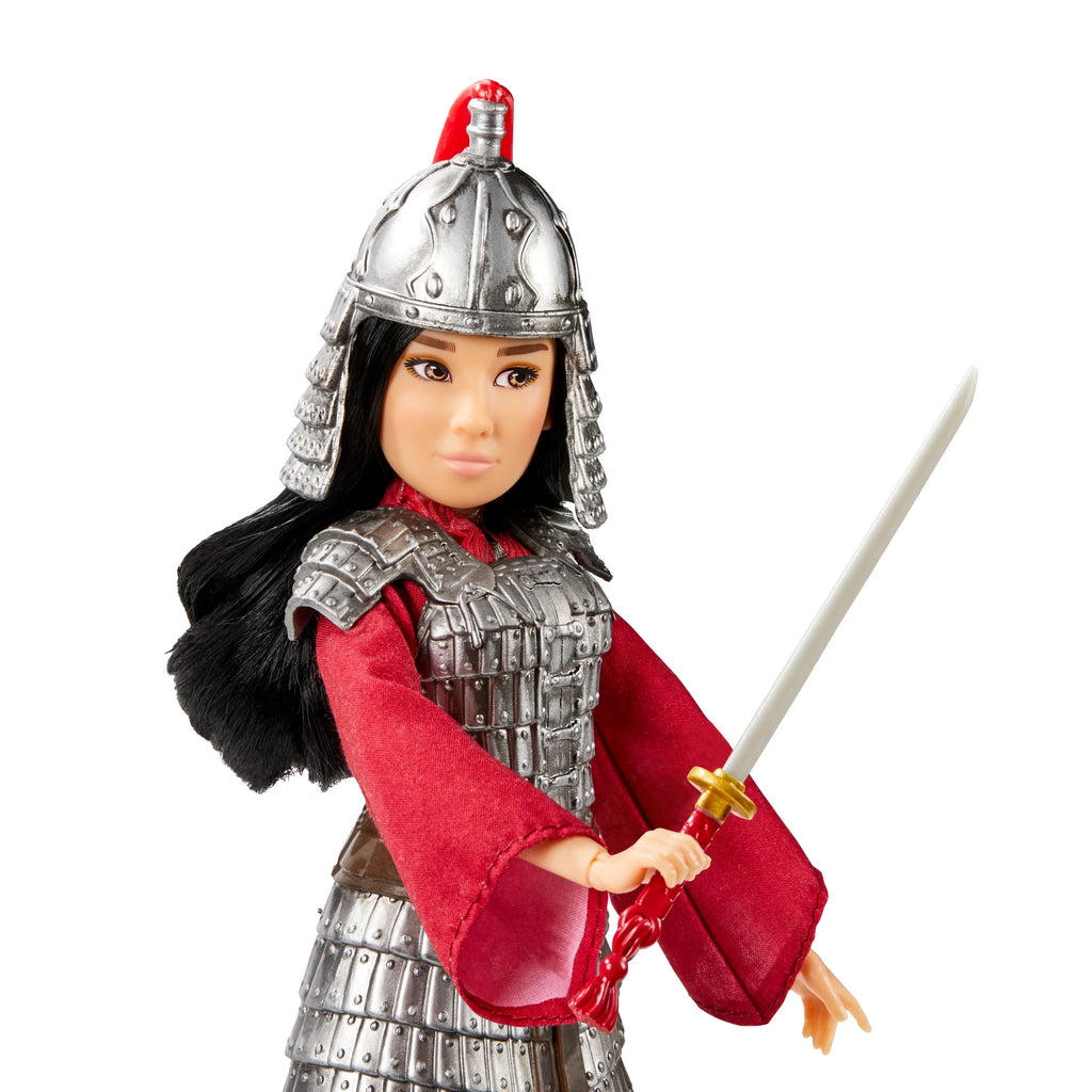 Mulan And Xianniang Dolls With Helmet, Armor, And Sword Z2524