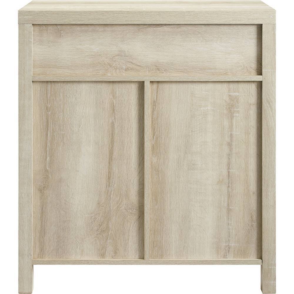 White Oak Barn Door Accent Cabinet K7034