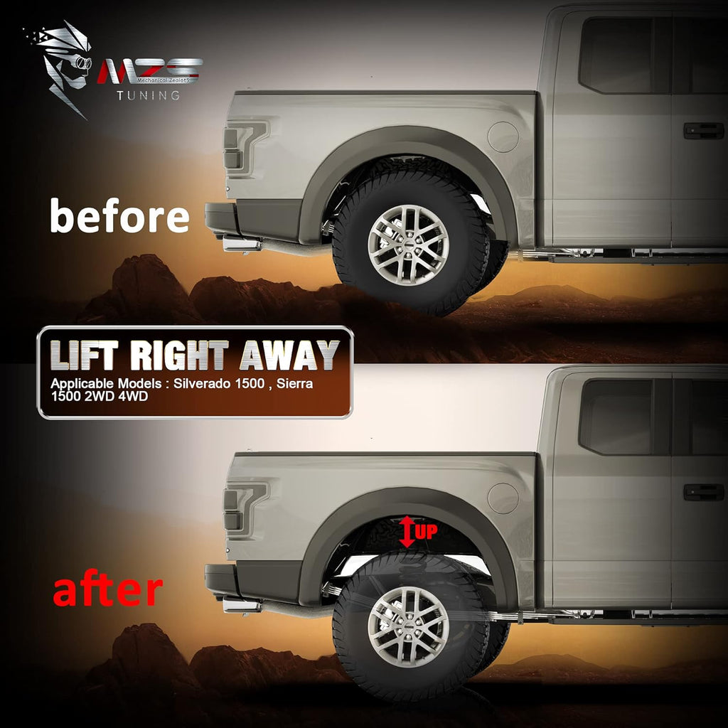2 inch Rear Suspension Leveling Kit Pack of 2 Y364