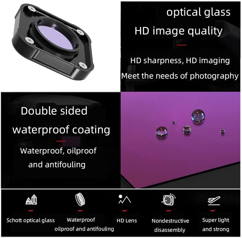 Red/Pink/Magenta Filter for GoPro Hero 10 9 Black E29224
