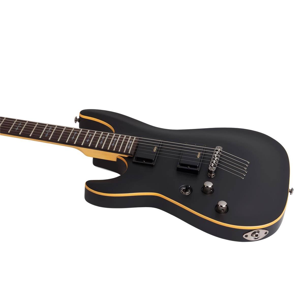 Satin Black Left-Handed Electric Guitar Z140635