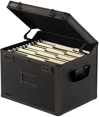 Locking File Storage Chest, Tactical Black, 16.5 x 13.5 x 12 inches B624506