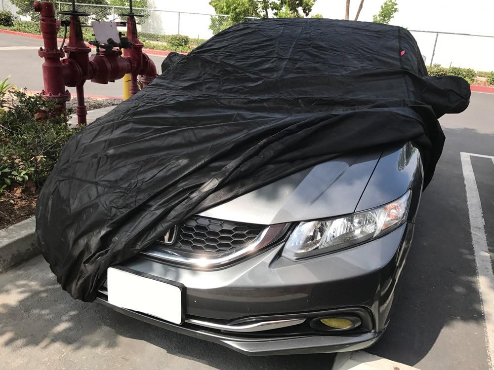 Car Cover Black Pack of 2 D800278