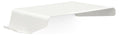 White Cooper Wall Shelf with Left-Side Ledge Q998
