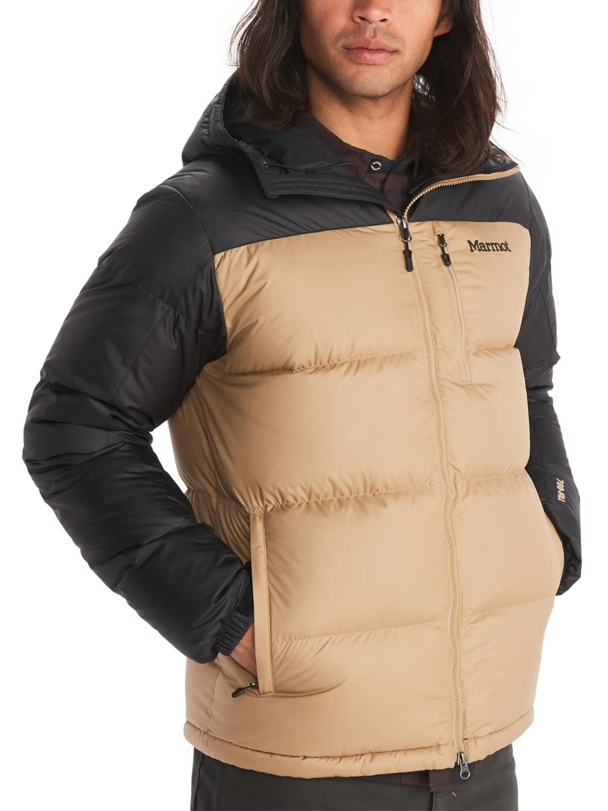 Mens 700 Fill Down Hooded Puffer Coat G270