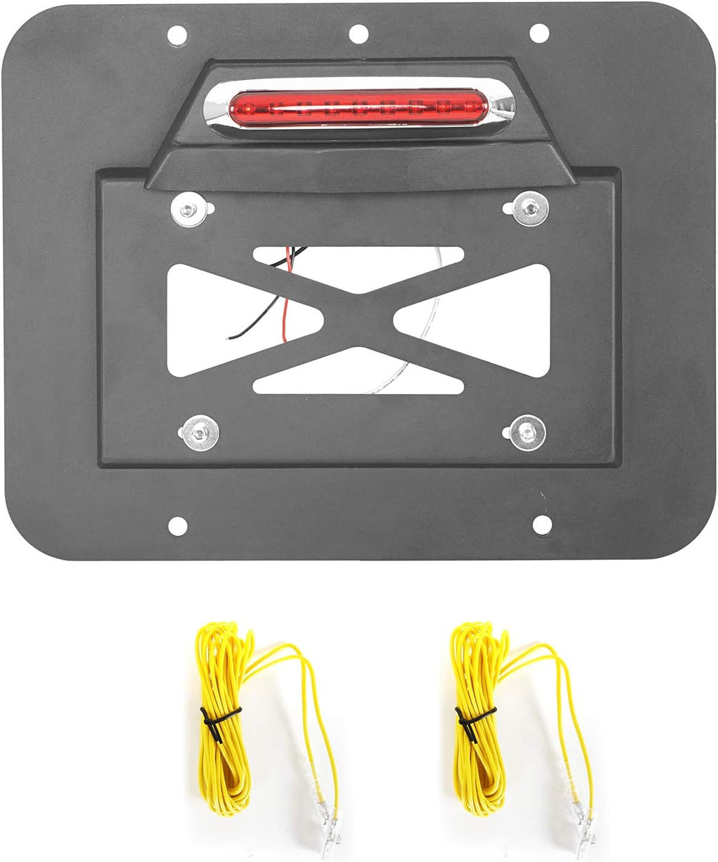 Spare Tire Delete License Plate Relocation Kit with Third Brake Light L847