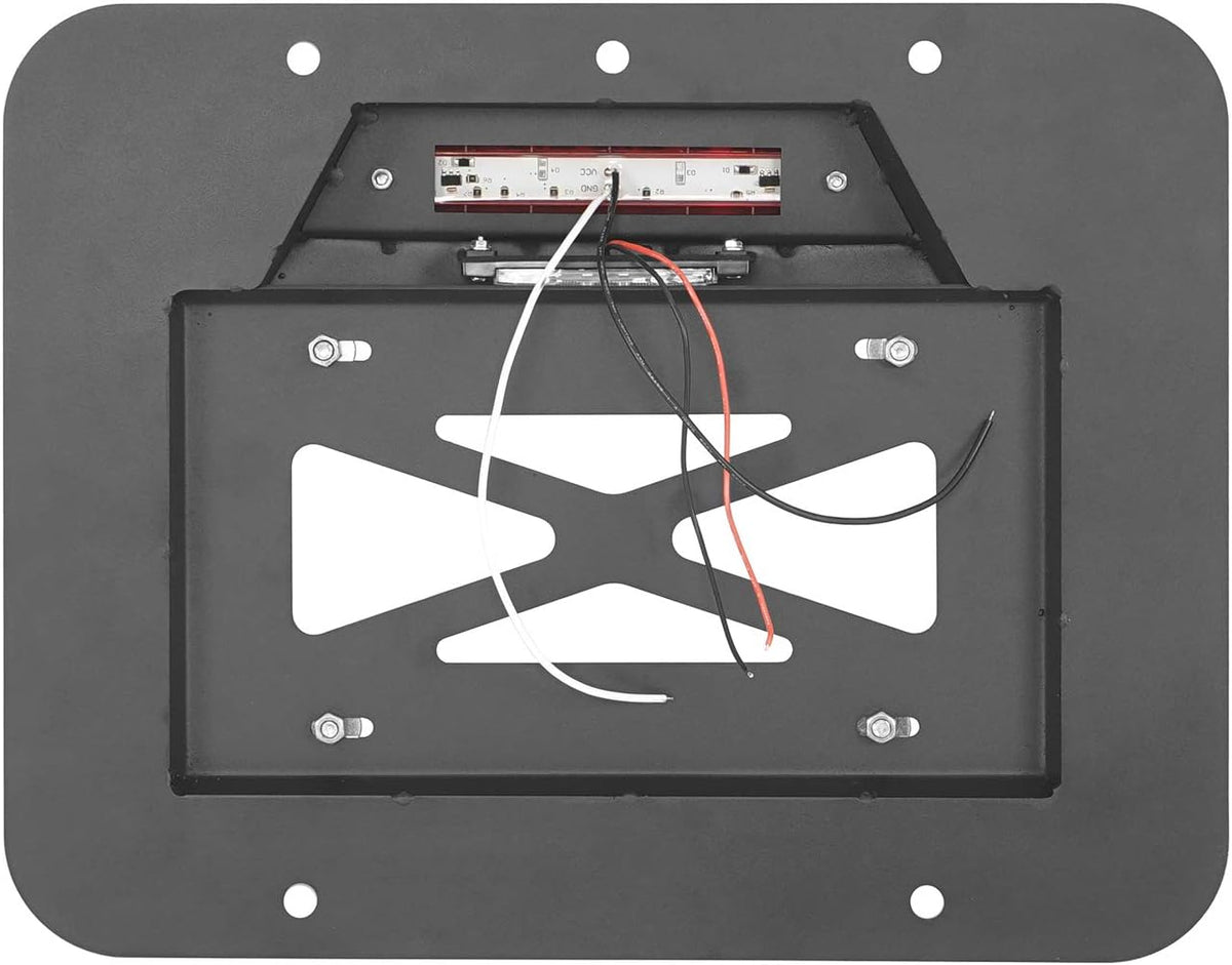 Spare Tire Delete License Plate Relocation Kit with Third Brake Light L847