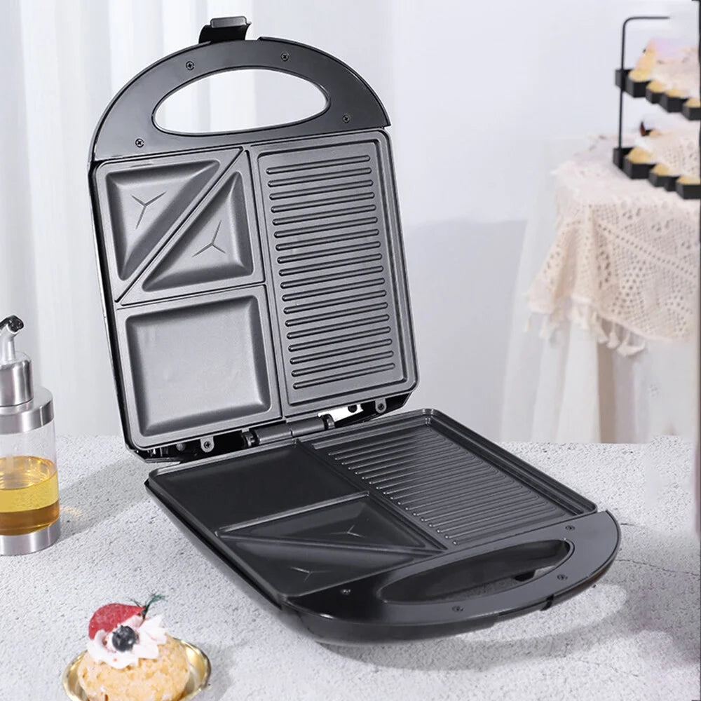 1400W Non-Stick 3in1 Electric Grill Waffle Maker C886813