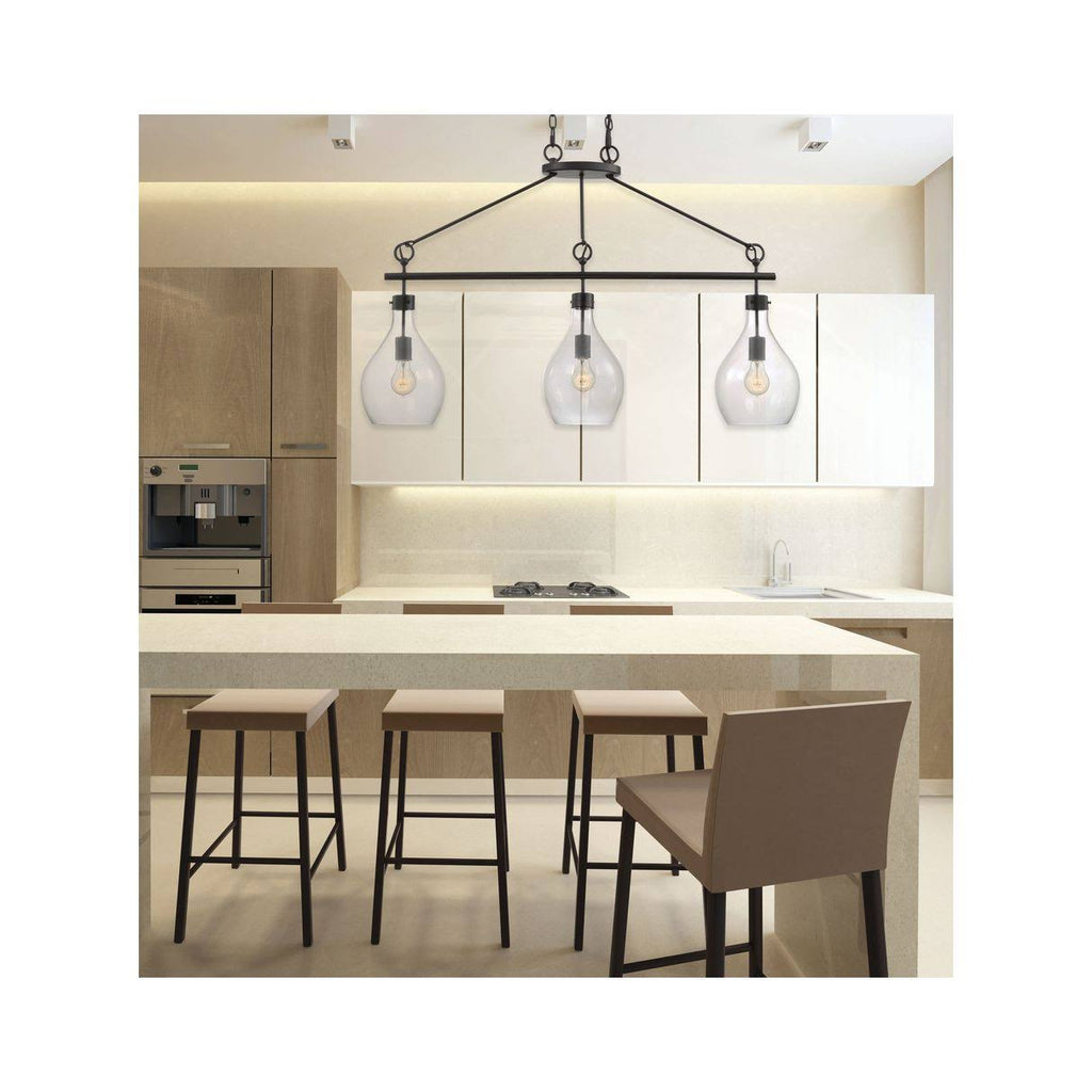 Oiled Bronze 3 Light Island B375