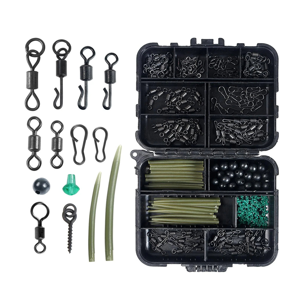 Carp Fishing Tackle Rolling Swivels Beads Stopper Accessories R652832