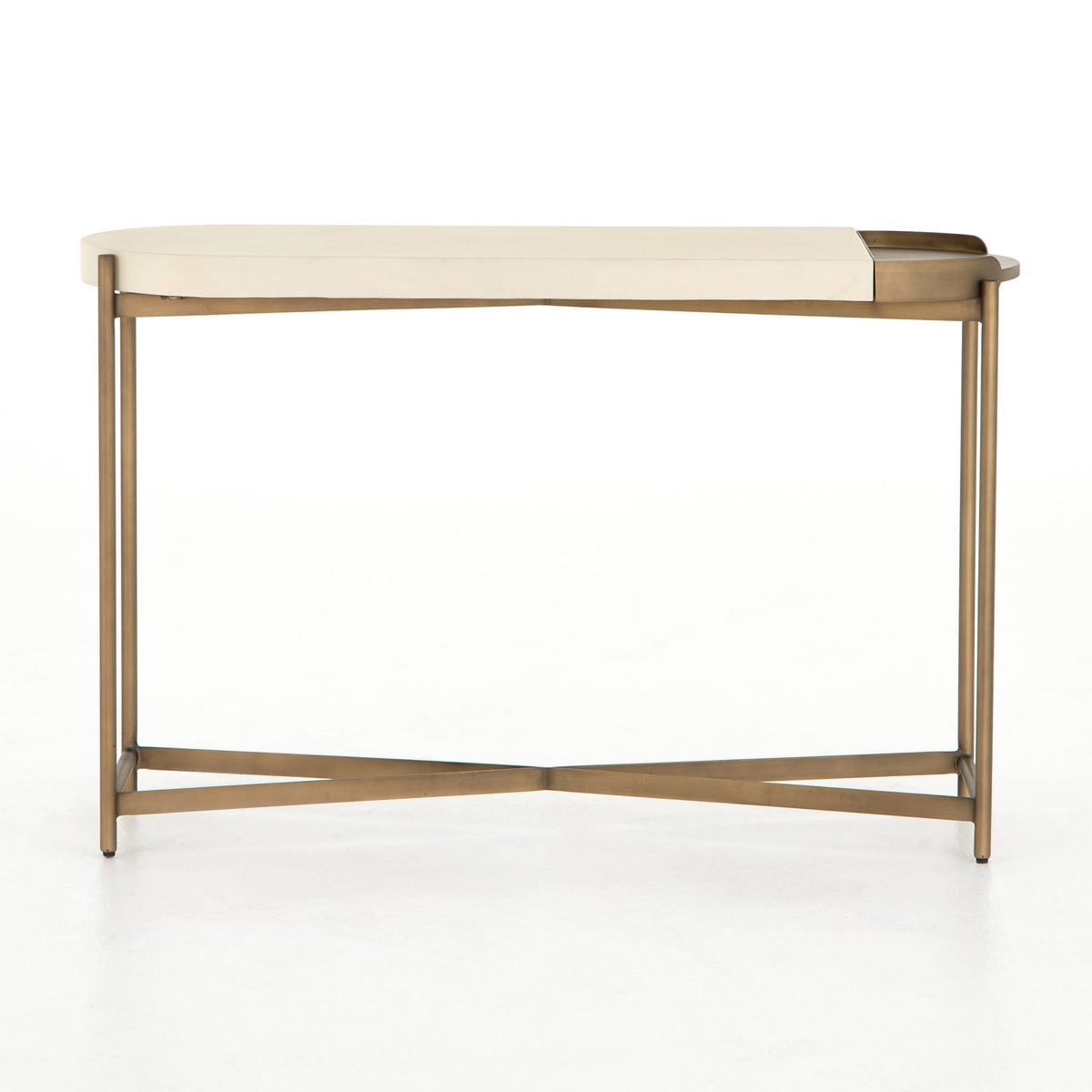 Parchment White Console Table Z81248