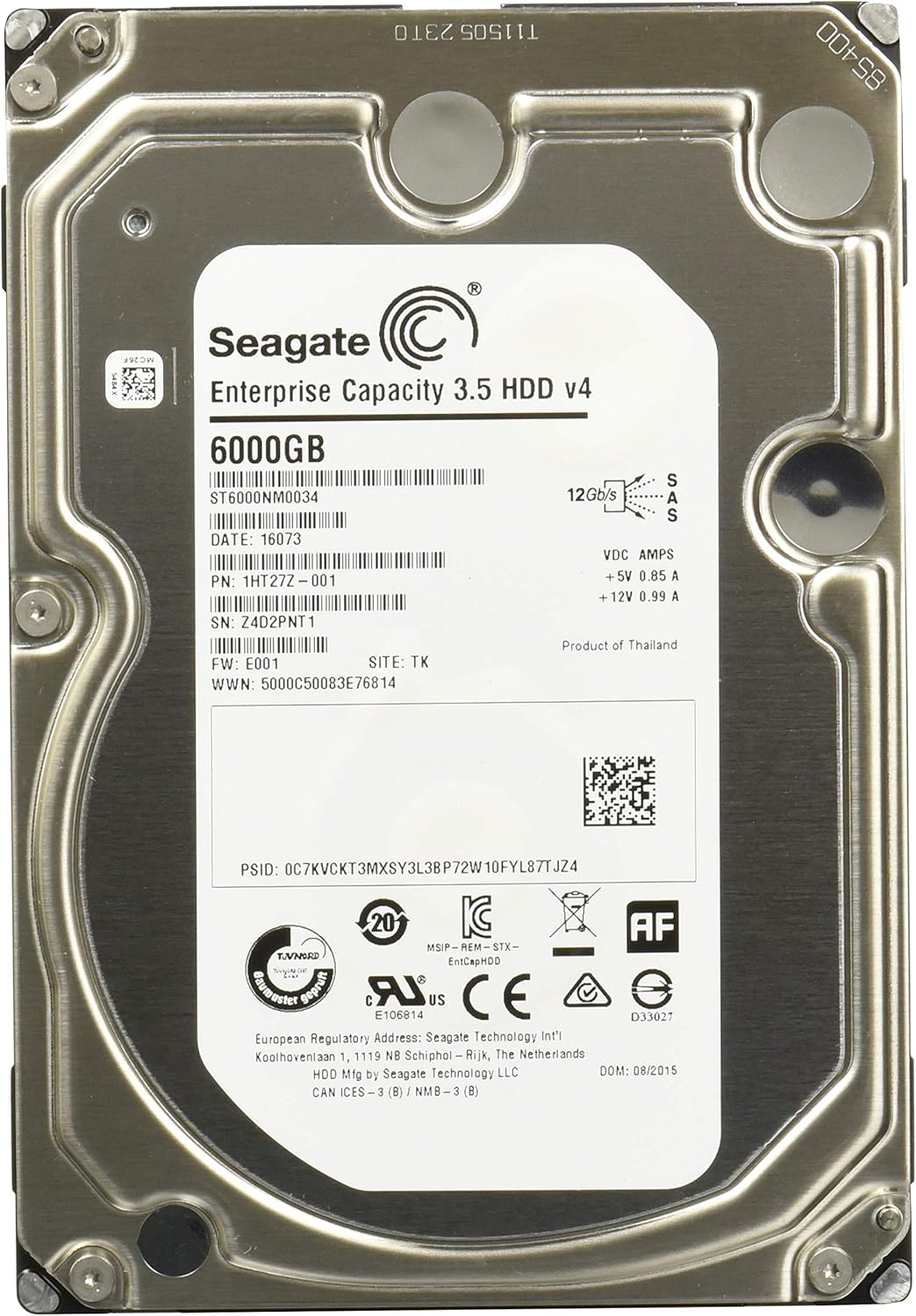 6TB 7200RPM SAS Internal Hard Drive G7167