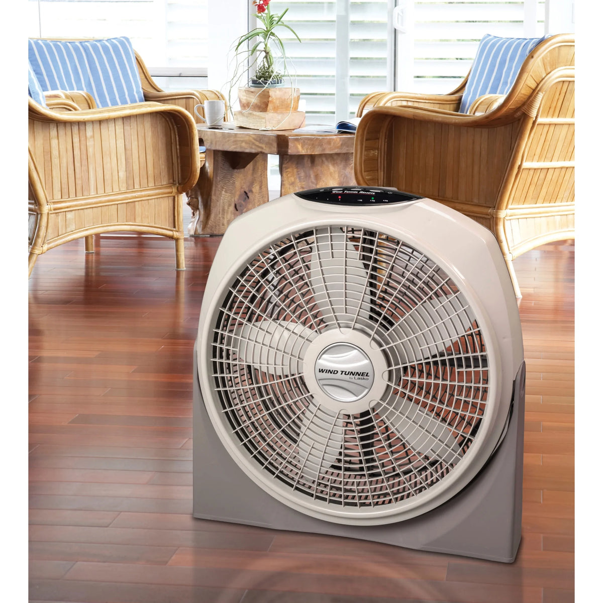 Gray 20" 3-Speed Floor Fan with Remote Control Y977448