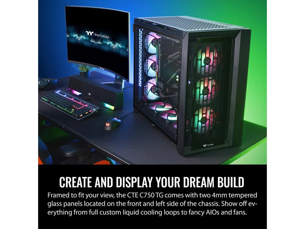 Full Tower with Tempered Glass Front & Side Panel D821960