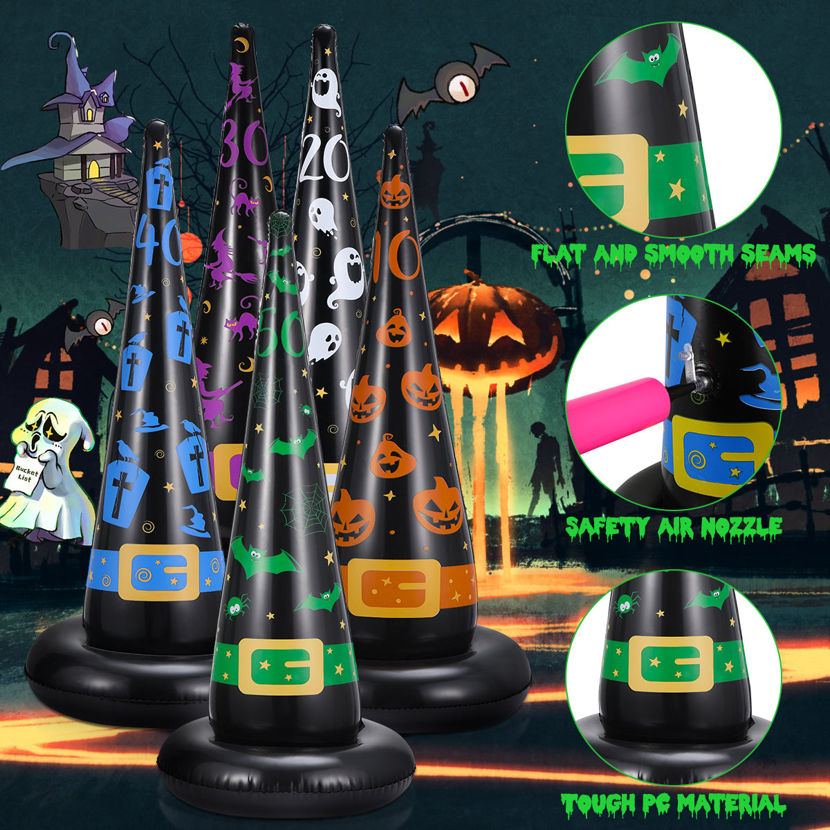 Halloween Ring Toss Games Decorations Inflatables Supplies M316578