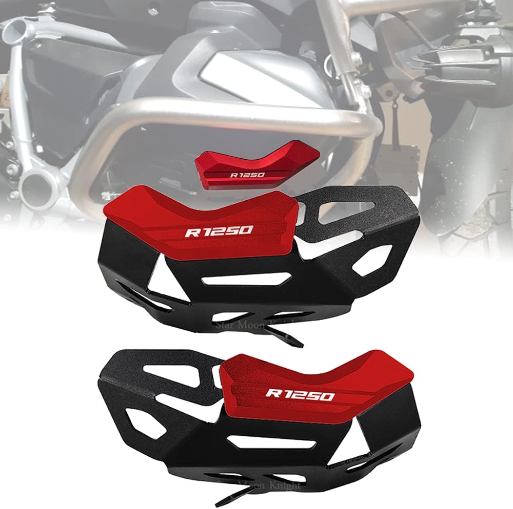 Black-red Engine Guard Protector Cover O28729