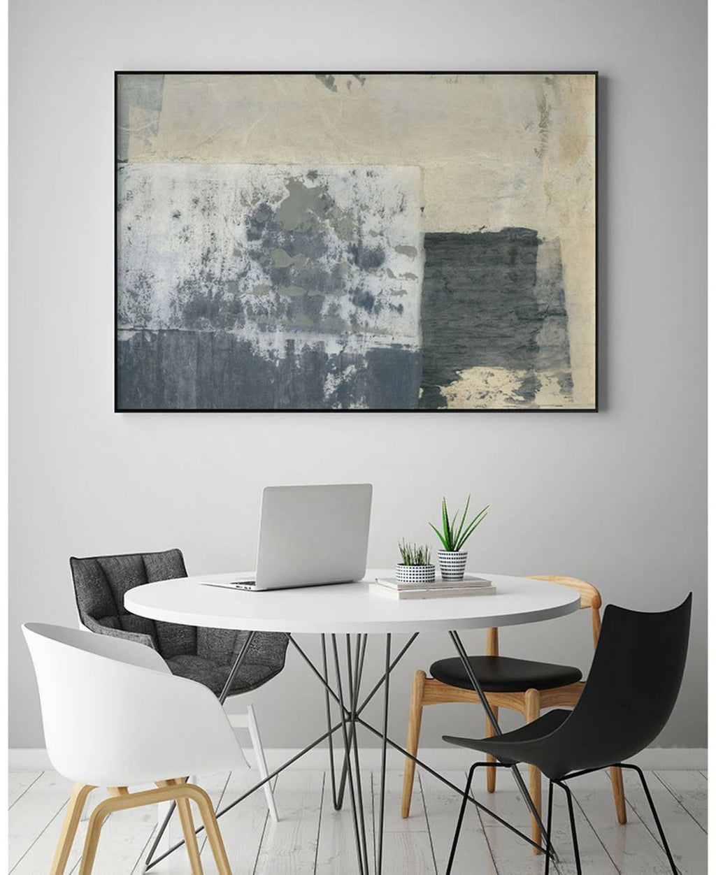 Framed Canvas Art Block - Tan G506679