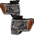 Chrome Housing Headlight Assembly with Amber Reflector E302231