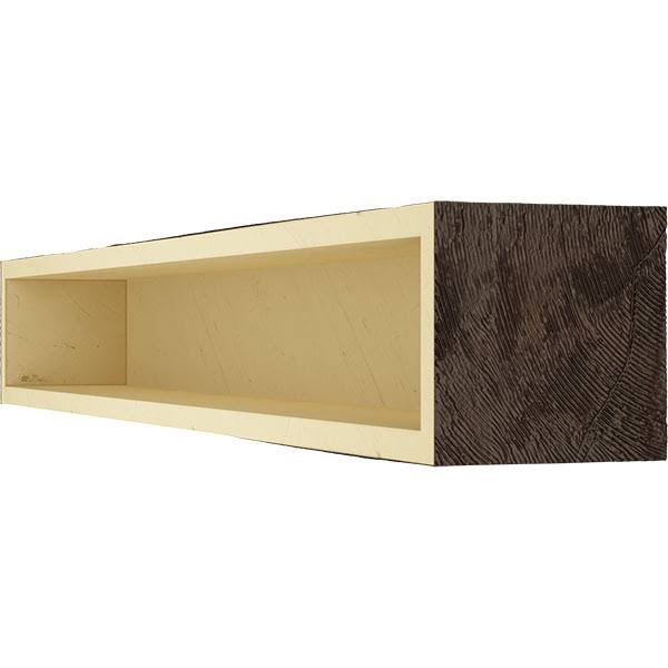 Pecky Cypress Faux Wood Fireplace Mantel C3709