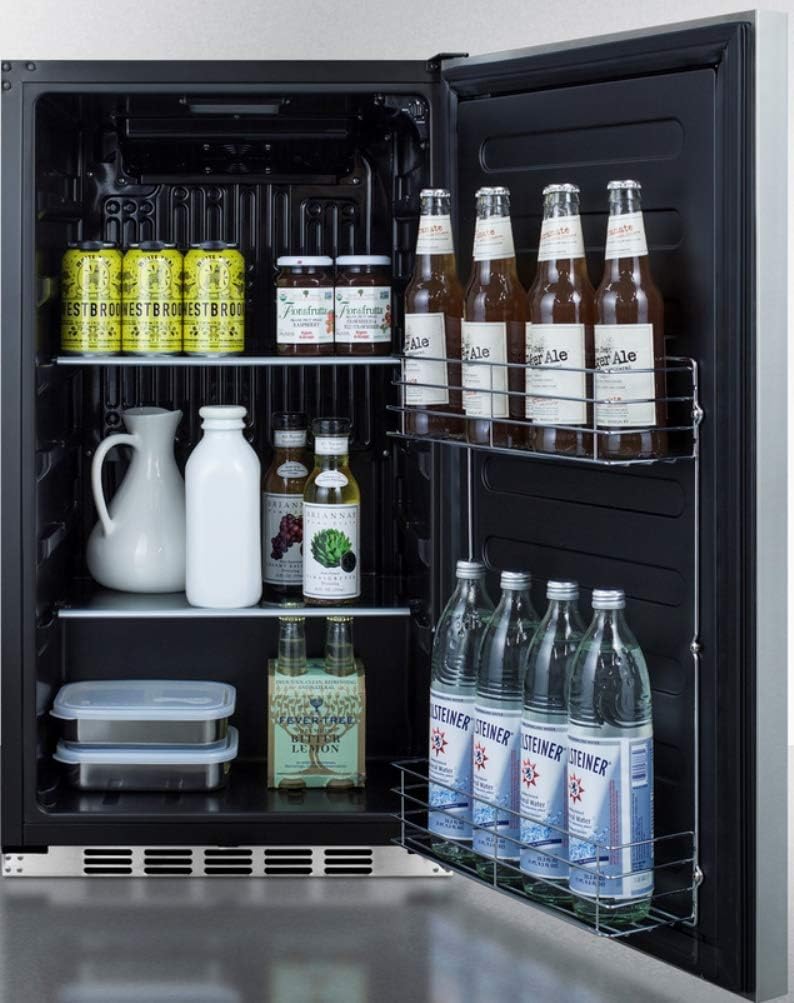Stainless Steel All-Refrigerator with Auto Defrost I521