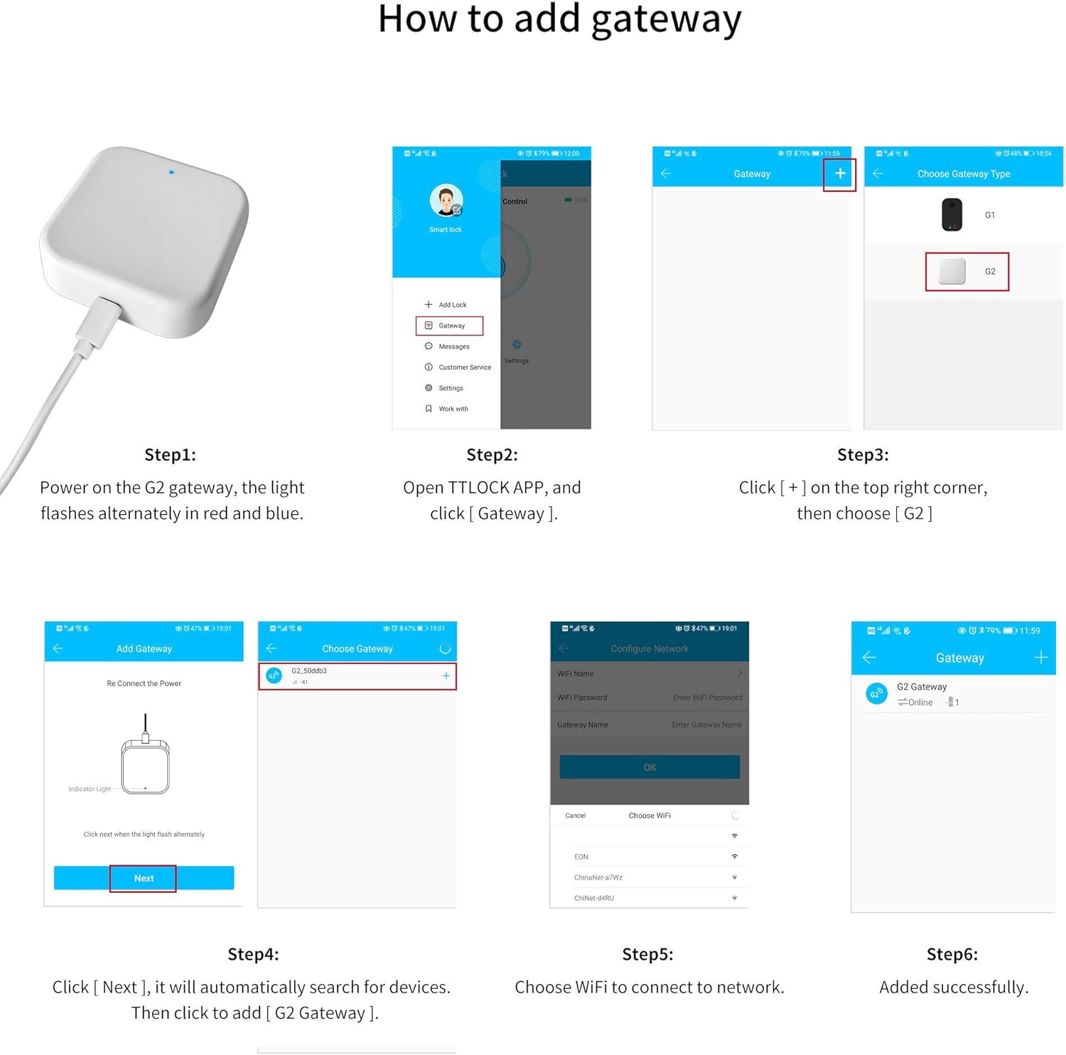 Smart Door Lock with Wi-Fi Gateway E3893