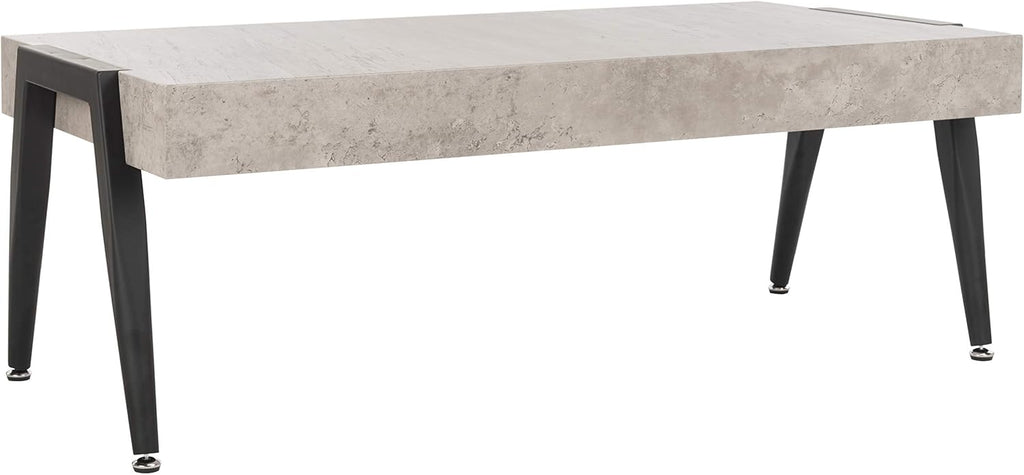 Light Grey and Black Coffee Table A25825