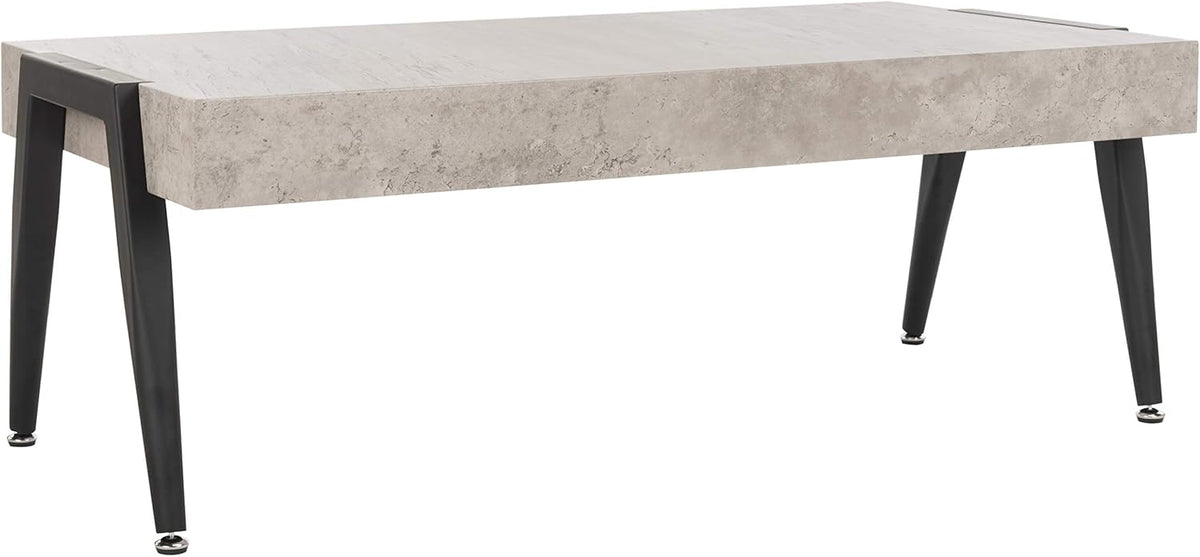 Light Grey and Black Coffee Table A25825