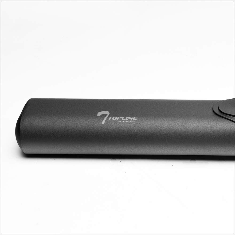 Oval Matte Black Side Step Nerf Bars Running Boards R29863