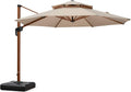 Navy Blue Cantilever Patio Umbrella W191976