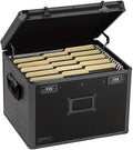 Locking File Storage Chest, Tactical Black, 16.5 x 13.5 x 12 inches B624506
