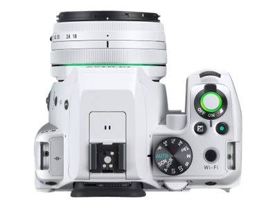 White Digital SLR Camera with Lens D43115