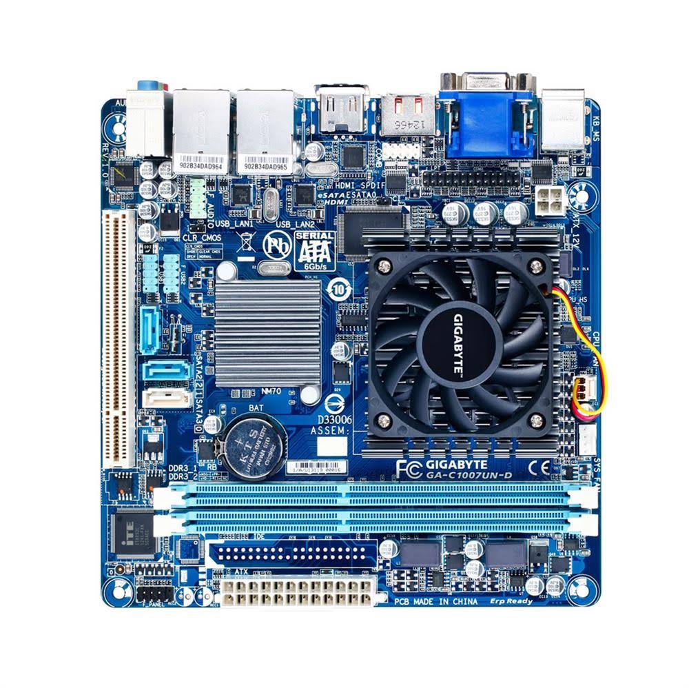 Mini-ITX Motherboard with Dualcore Celeron 1007U S45149